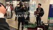Mini concert de Maître Gims au métro Châtelet Les Halles