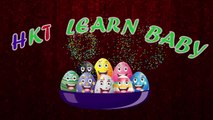 Learn Colors and Numbers New - Five Little Ducks Songs - Learning Video For Kids w Bad Baby