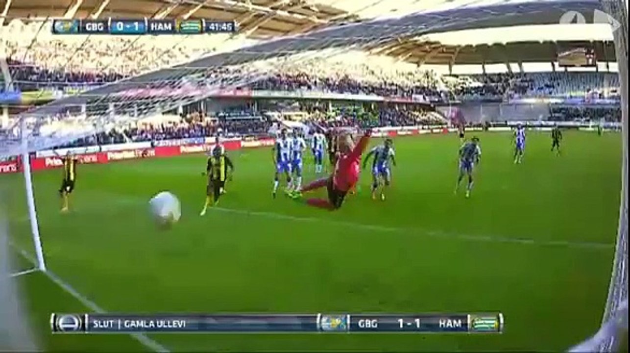 Goeteborg 1:1 Hammarby (Swedish Allsvenskan. 26 April 2017)