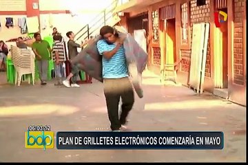 Grilletes electrónicos: Plan piloto se implementará en mayo