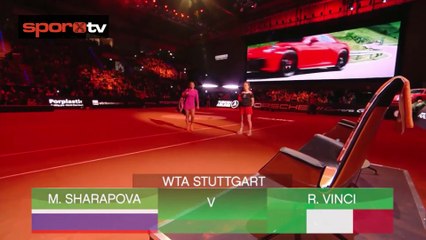 Sharapova 15 ay sonra kortlara döndü