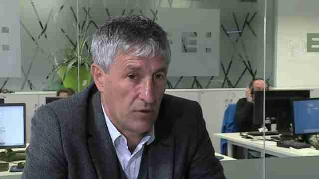 Setién ve al Atlético de Madrid "con muchas posibilidades" de llegar a la final de la Champions