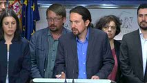 Unidos Podemos anuncia los contactos para una moción de censura a Rajoy