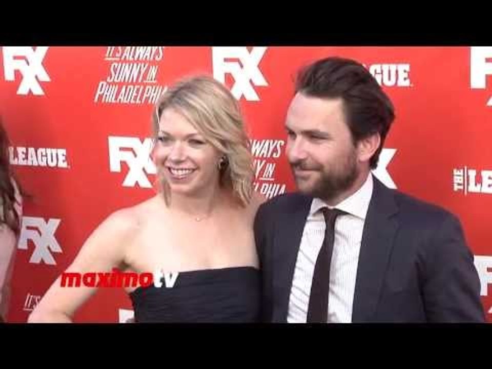 Charlie Day & Mary Elizabeth Ellis FXX "It's Always Sunny in Philadelphia" Season 9 Screening