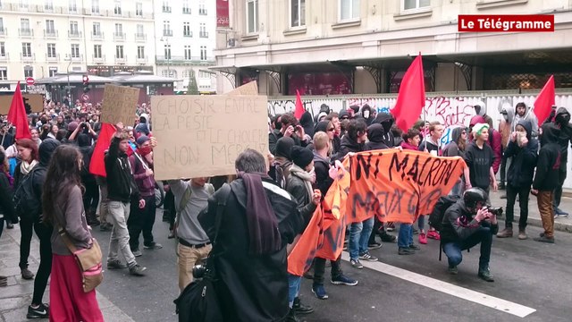Rennes. Un millier de manifestants contre Le Pen et Macron