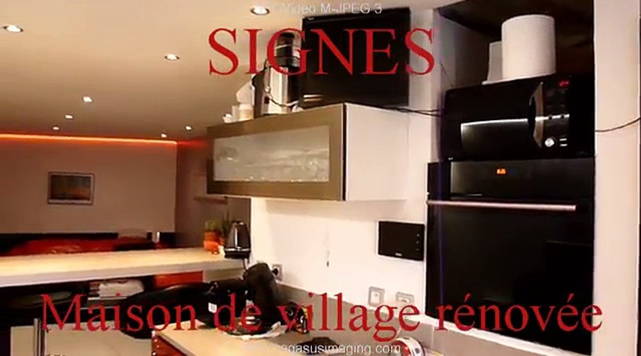 Maison de village T3 renovee - A SIGNES - Ideal 1er achat