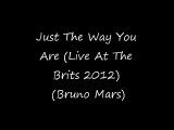 Just The Way You Are (Live at The Brits 2012) (bruno mars) - go-charts musical arrangements