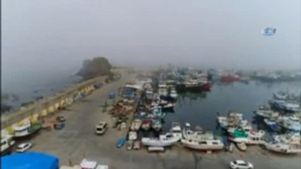 Rumeli Feneri'nde Devam Eden Bekleyiş Havadan Görüntülendi