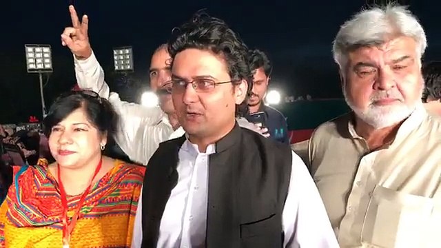 PTI Leadership in Islamabad Parade Ground Jalsa Gah for Go Nawaz Go Jalsa Tomorrow