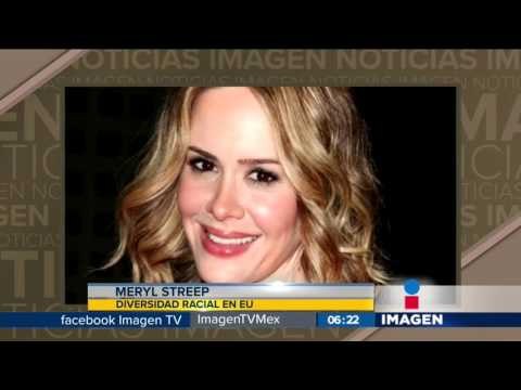 Meryl Streep le habla a Trump durante los Golden Globes