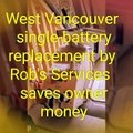 West Van Stairlift Owner saves $$,  Acorn single-battery replacement, a success!