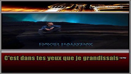 David Hallyday - Tu ne m'as pas laissé le temps KARAOKE / INSTRUMENTAL