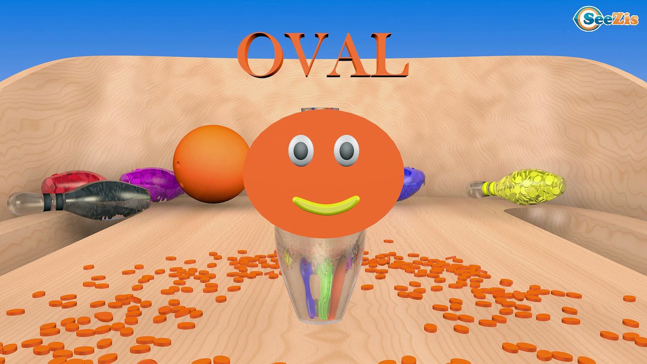 Learn Colors & Shapes Bowling Game 3D Ice Cream Gumball Machine Pacman Lolipop Learn Numbers