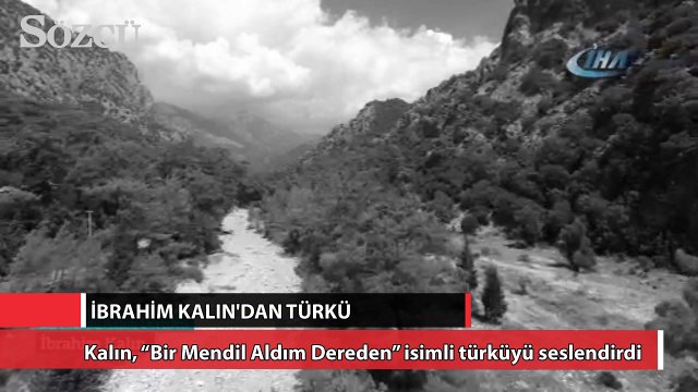 Cumhurbaşkanı Sözcüsü Kalın türkü seslendirdi