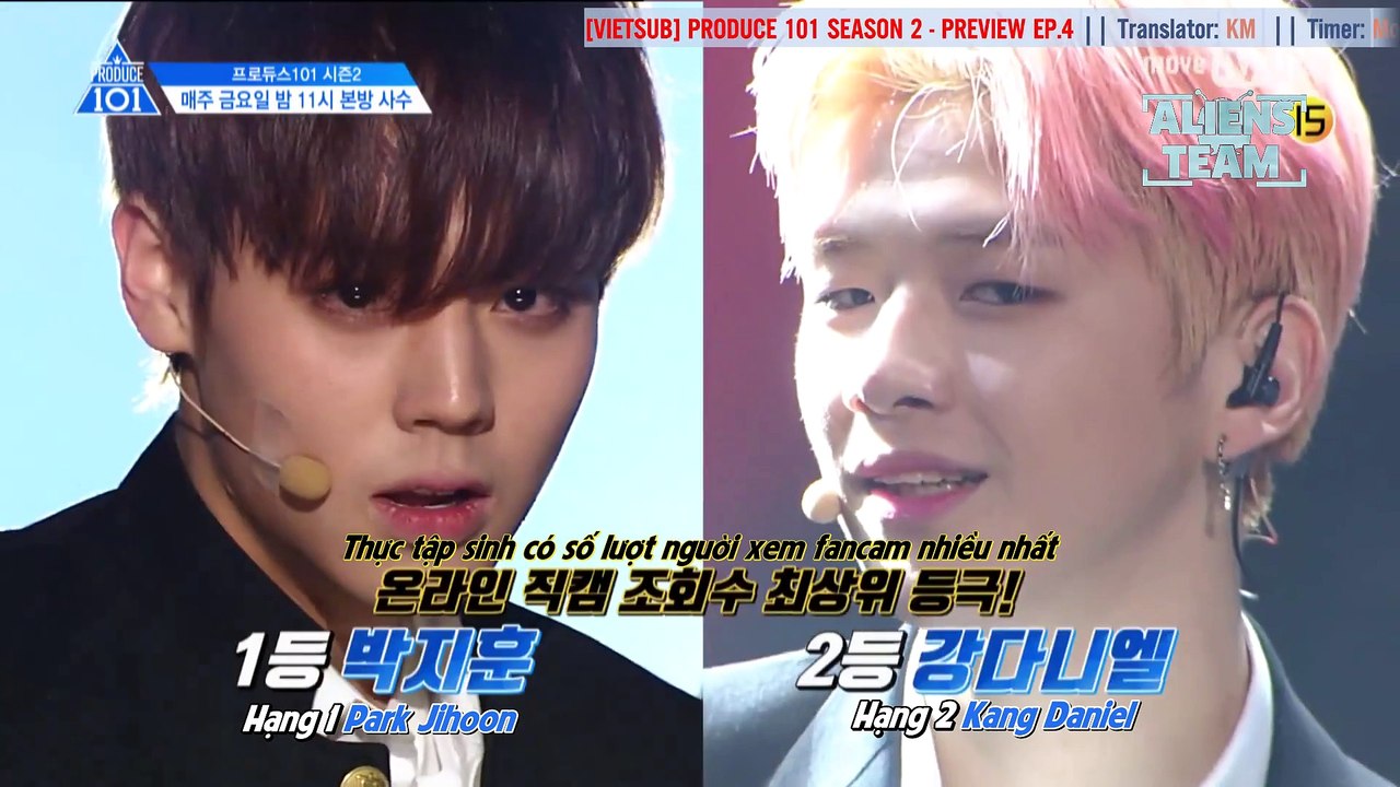[VIETSUB || ALIENS TEAM] Produce 101 Season 2 - Ep 4 Preview