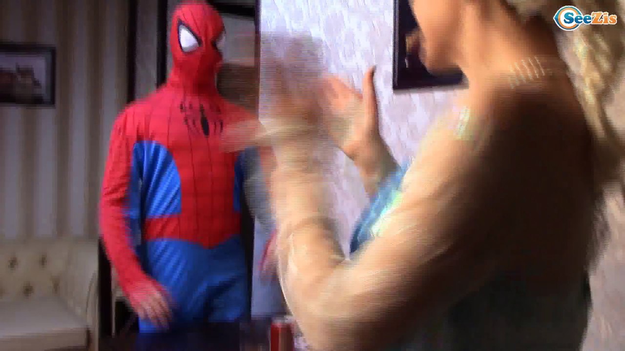 CRAZY COLA COLOR PYRAMID! w/ Spiderman, Frozen Elsa & Joker Kids Video Family FUN in Real Life