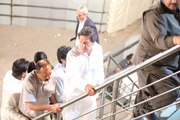 Imran Khan Arrived at Parade Ground Jalsa Gah To See The Preparations 27.04.2017