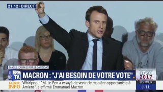 Macron pète un câble