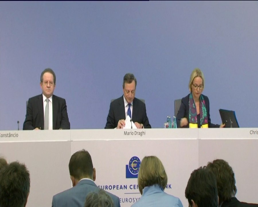 Draghi: la recuperación económica es más sólida y han disminuido los riesgos