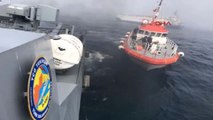 Rus Gemi Kurtarma Çalışmalarında Helikopter Hareketliliği