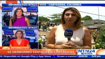Al menos cuatro personas murieron y ocho resultaron heridas por el derrumbe de un edificio de seis plantas en construcción en Cartagena de Indias. El alcalde de esa ciudad colombiana, Manuel Vicente Duque, informó sobre lo ocurrido.