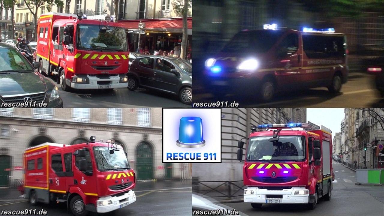 [Paris] Engins BSPP (compilation)