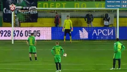 3-3 Arsen Khubulov GOAL HD - Anzhi Makhachkala - Tom Tomsk 27.04.2017
