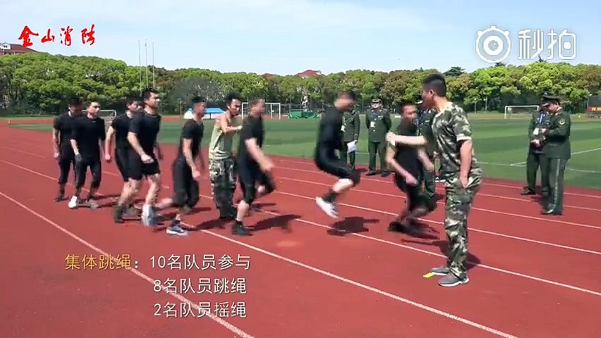 Champions du monde de CORDE A SAUTER !! Soldats chinois - Vidéo