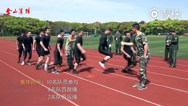 Champions du monde de CORDE A SAUTER !! Soldats chinois...