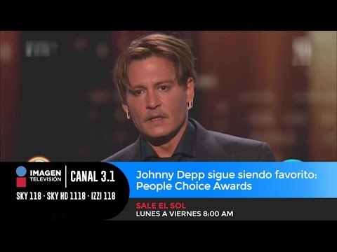 Johnny Depp sigue siendo favorito: People Choice Awards