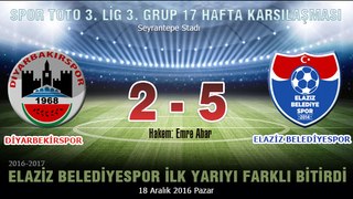 Diyarbekirspor 2-5 Elaziz Belediyespor