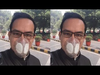 Gaurav Gogoi wear mask to Parliament to raise concern over pollution