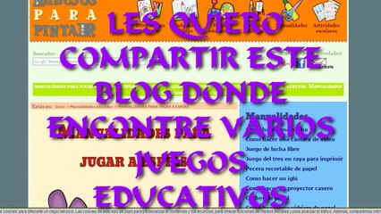 Juegos Educativos ♥ Online
