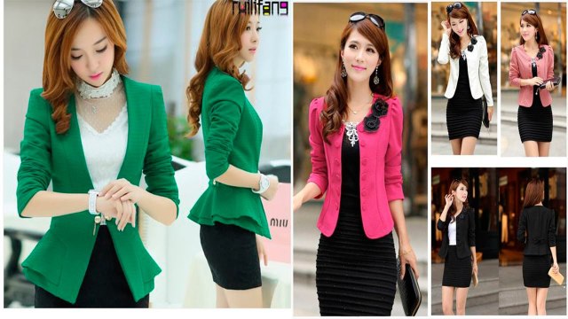 Outfits con blazer femenino a la moda 2017 I Como lucir unos hermosos blazer de moda