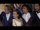 The Mortal Instruments: City of Bones LA Premiere Lily Collins, Jamie Campbell Bower, Robert Sheehan