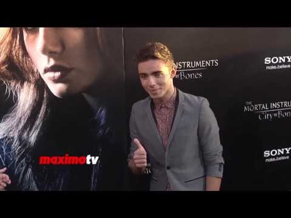 Nathan Sykes THE WANTED "The Mortal Instruments: City of Bones" LA Premiere