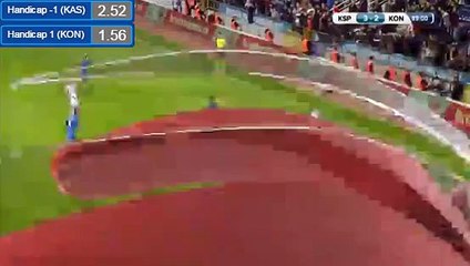 Adem Büyük yellow card - Kasimpasa vs Konyaspor 27.04.2017