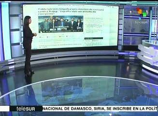 España: Podemos inicia proceso de una moción de censura contra Rajoy