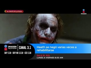 Heath se negó varias veces a rehabilitarse