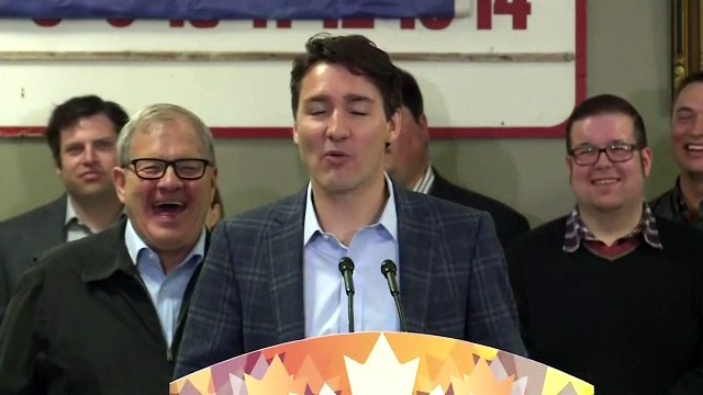 Justin Trudeau is feeling super positive about Donald Trump