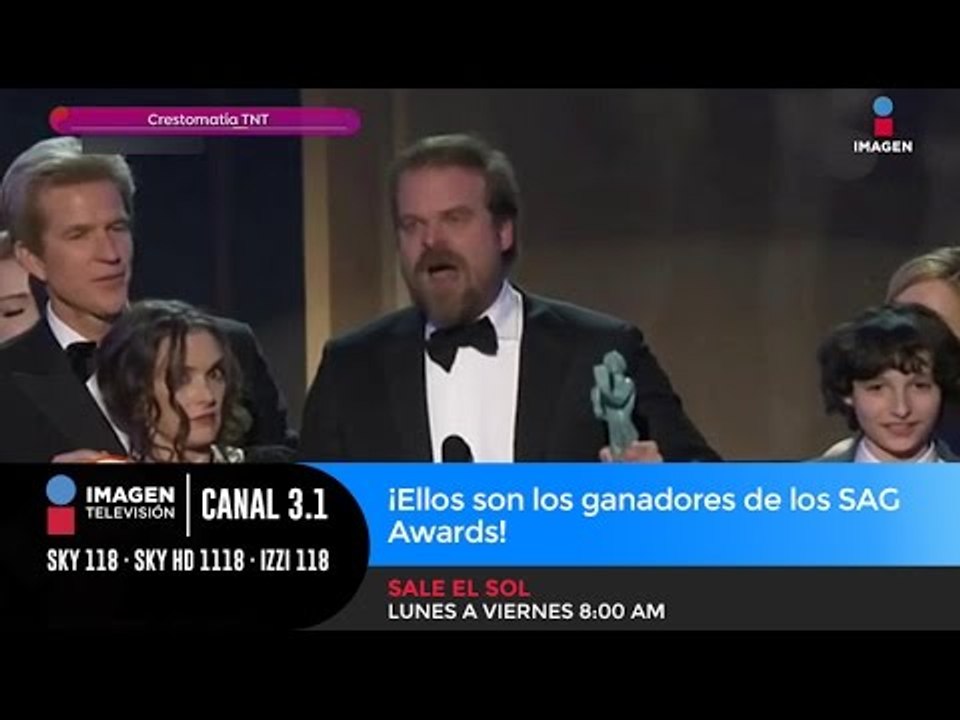 ¡Ellos son los ganadores de los SAG Awards!