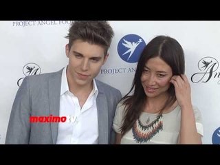 Nolan Gerard Funk and Mei Melancon 2013 "Angel Awards" Green Carpet ARRIVALS