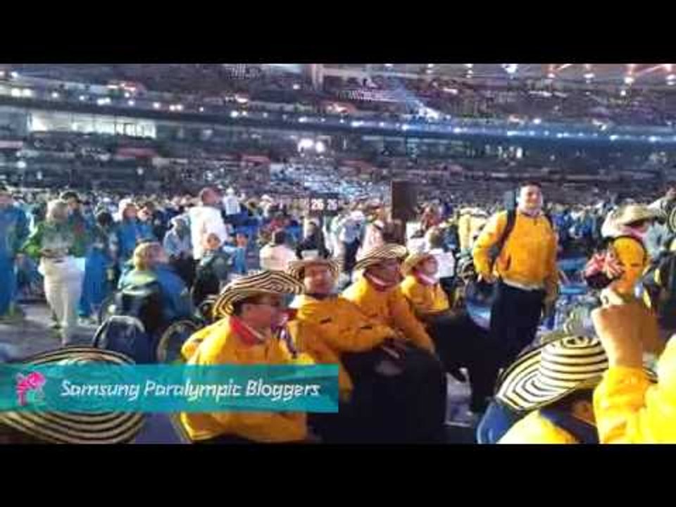 Samsung Blogger - Colombia with paralympic flame, Paralympics 2012