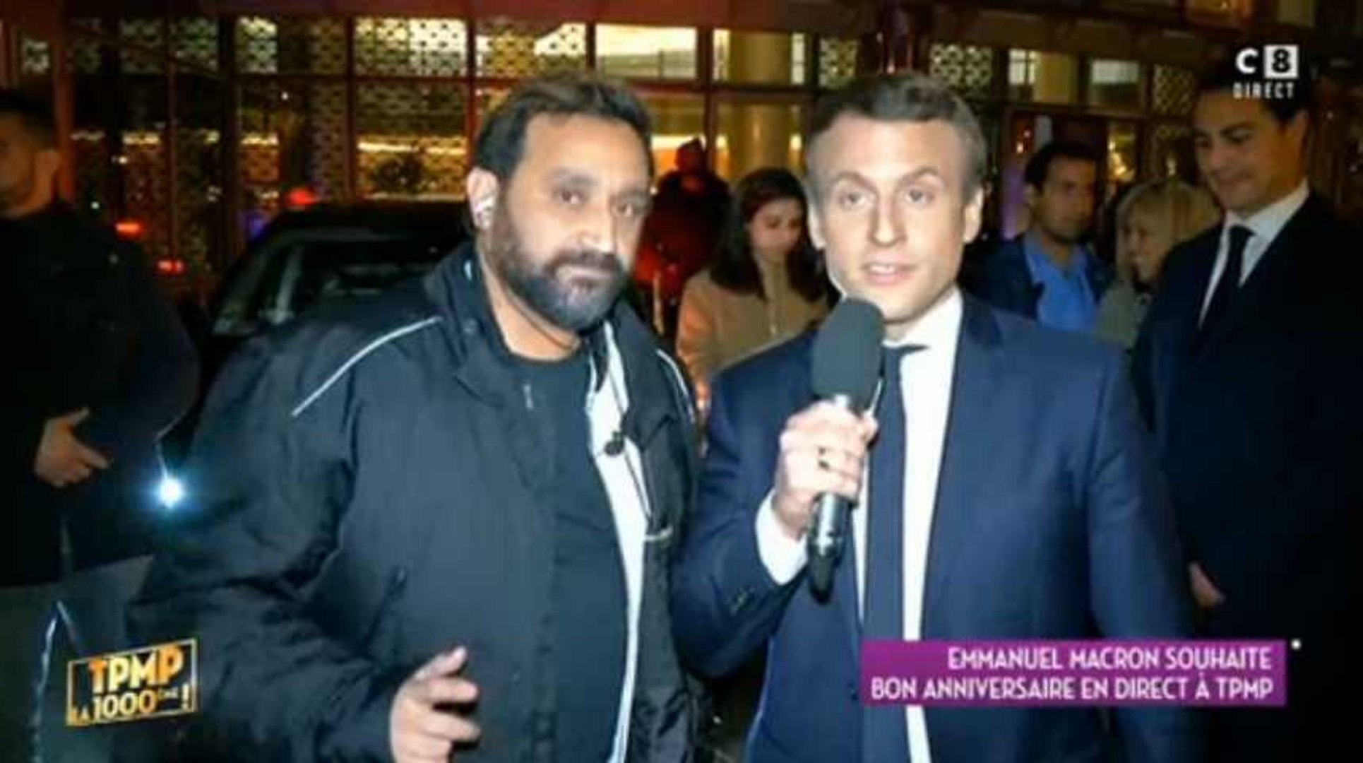 Tpmp La 1000e Emmanuel Macron Souhaite Un Joyeux Anniversaire En Direct Video Video Dailymotion