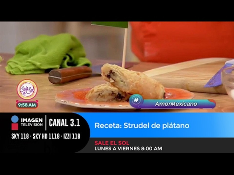Receta: Strudel de plátano
