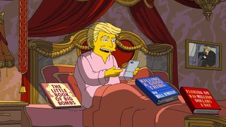 Donald Trump's First 100 Days In Office - Season 28 - THE SIMPSONS