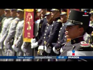 Cadete se desmaya en plena Marcha de la Lealtad