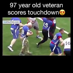 97 year veteran scores touchdown