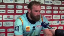 Rugby Pro D2 - Romain Millo-Chluski réagit après Oyonnax - Perpignan