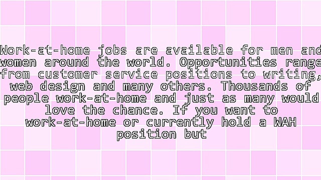 Spotting Fake Work-At-Home Opportunities